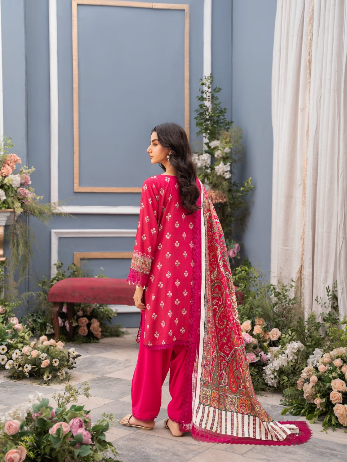 Mausummery Digital Printed Linen 3PC