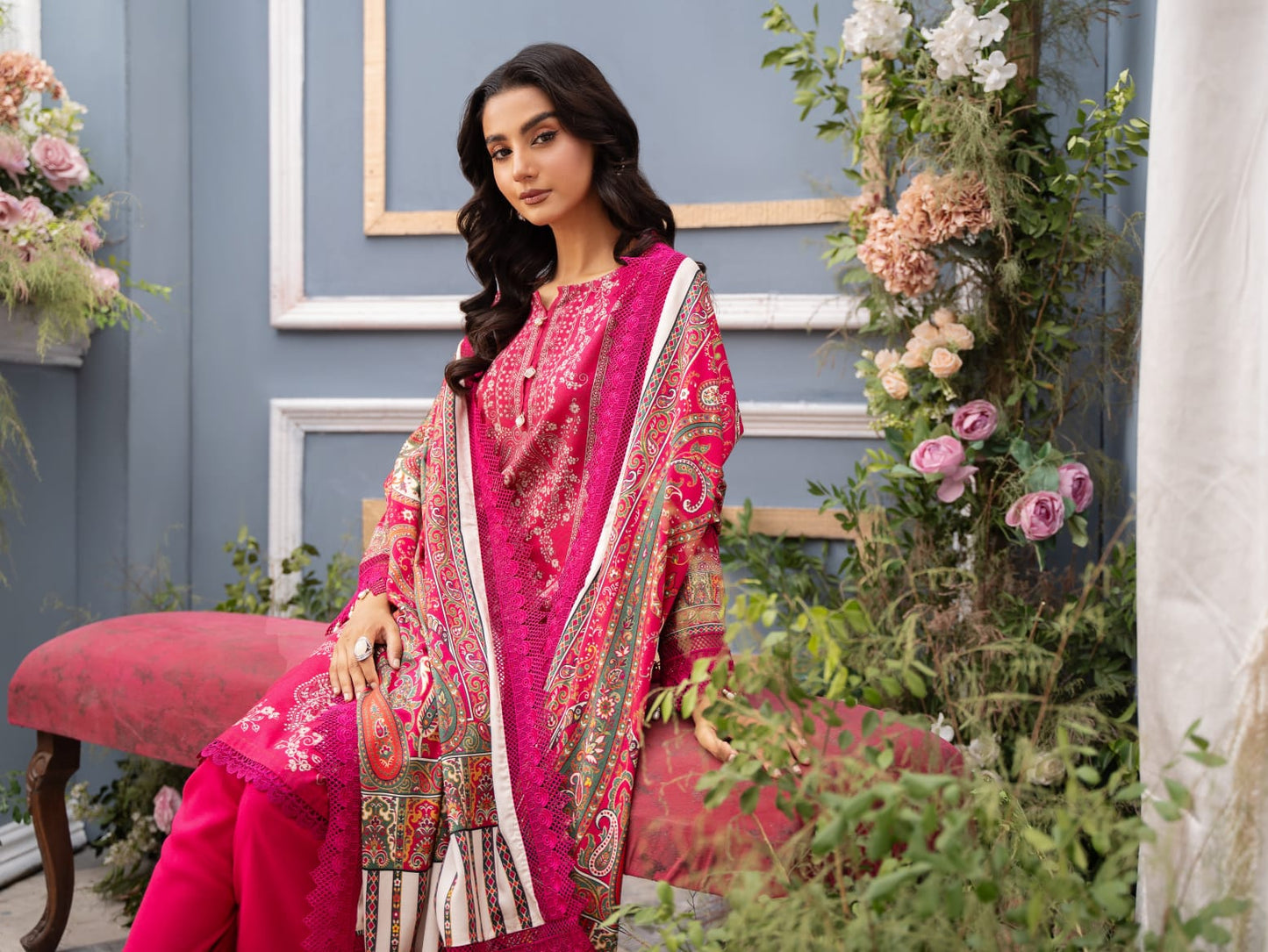 Mausummery Digital Printed Linen 3PC