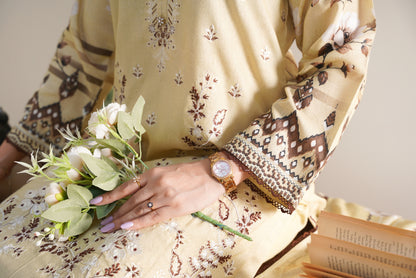 Cora By Anaya Noor Emb Karandi 3-PC