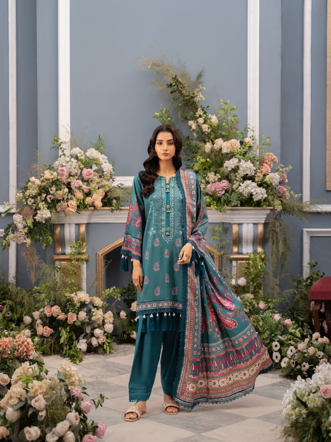 Mausummery Digital Printed Linen 3PC