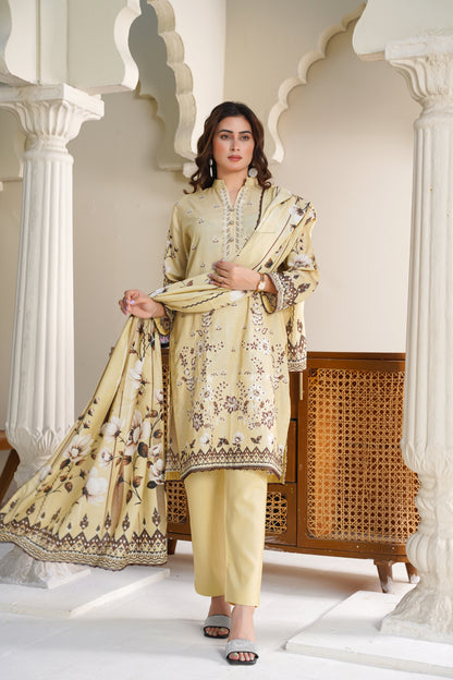 Cora By Anaya Noor Emb Karandi 3-PC