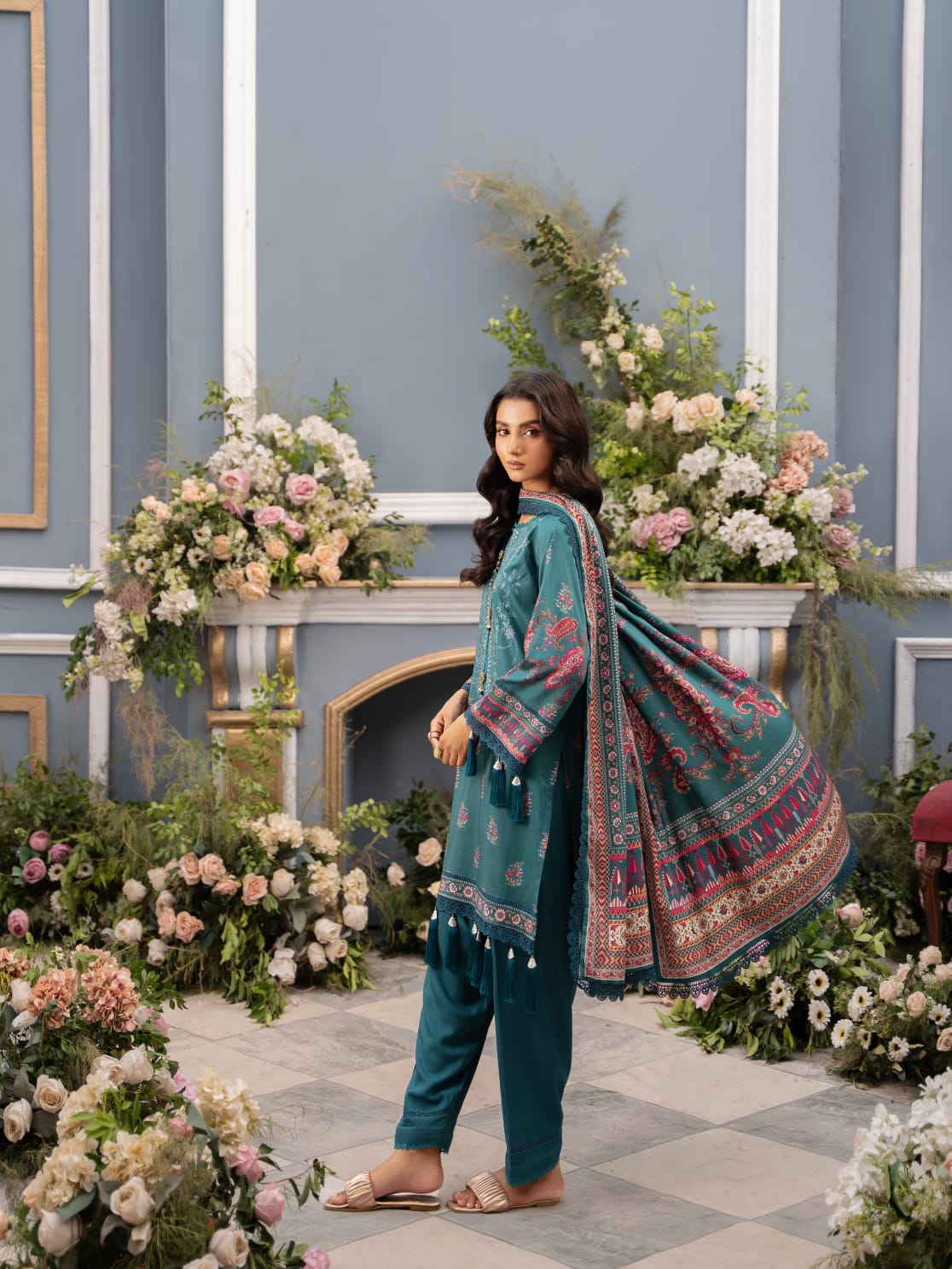 Mausummery Digital Printed Linen 3PC