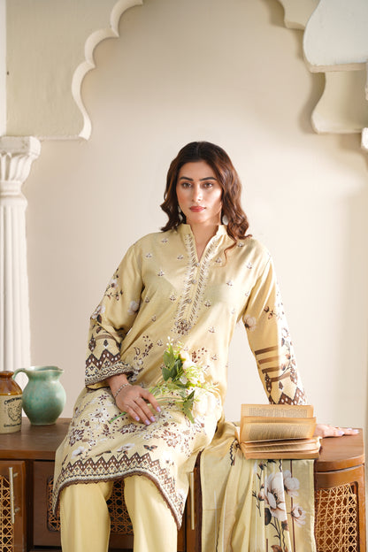 Cora By Anaya Noor Emb Karandi 3-PC