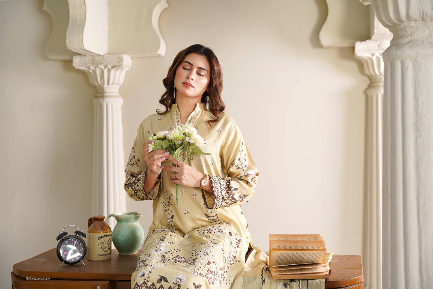 Cora By Anaya Noor Emb Karandi 3-PC