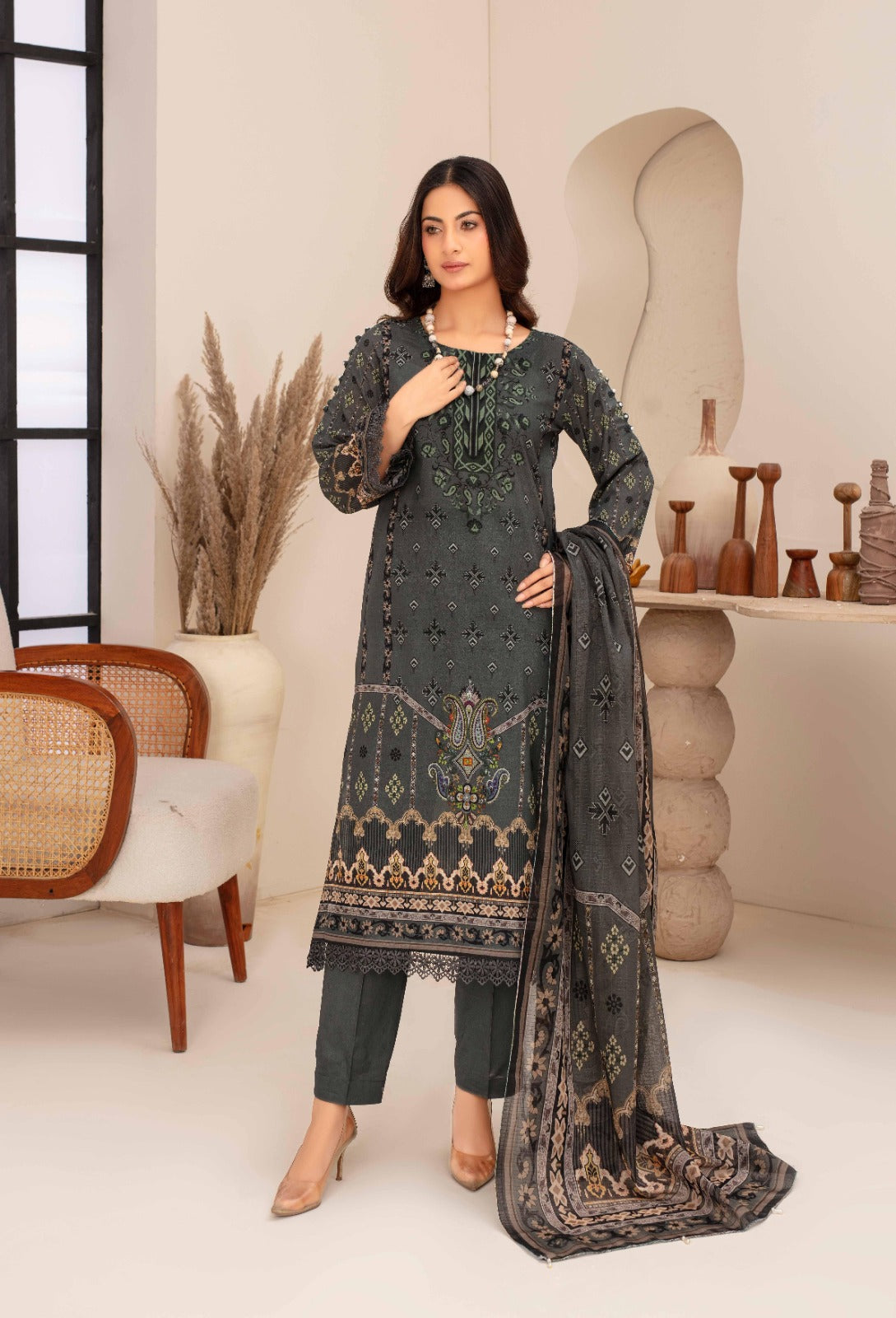 Fabiha By Feroza Printed Lawn 3-PC