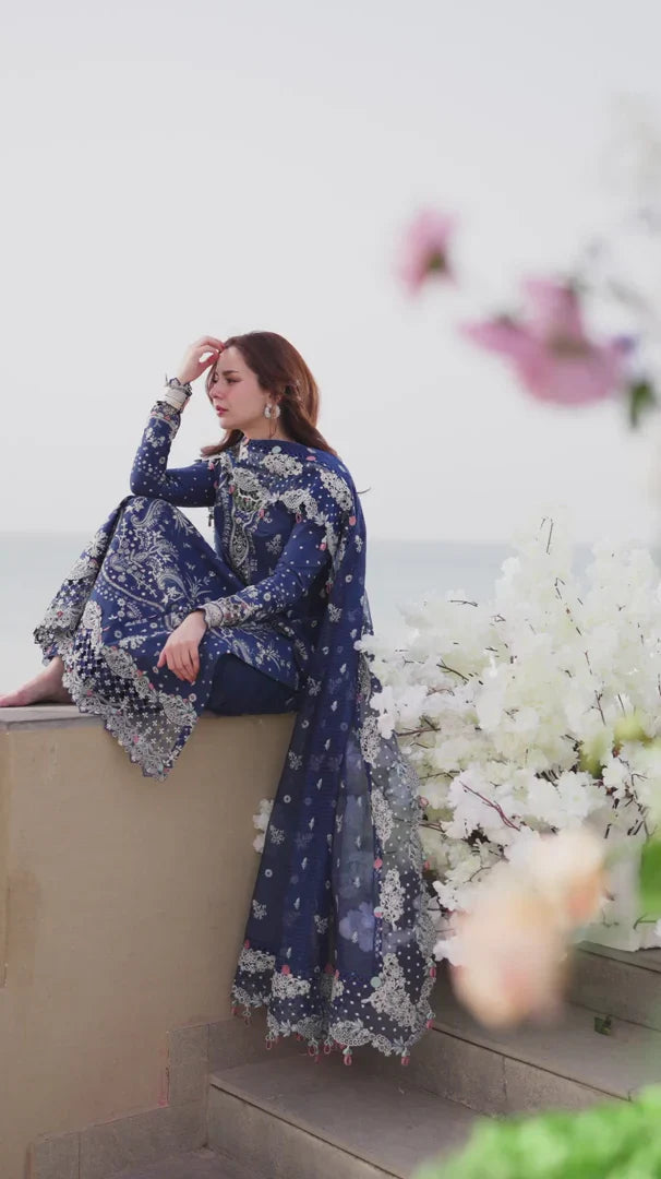 QalamKar Luxury Lawn | 3PC
