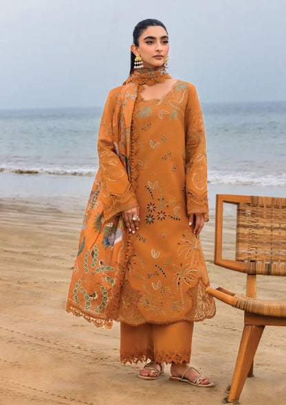 Rang Rasiya Plain Emb Lawm 3PC