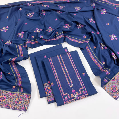 Bareeze Embroidered Dhanak 3PC