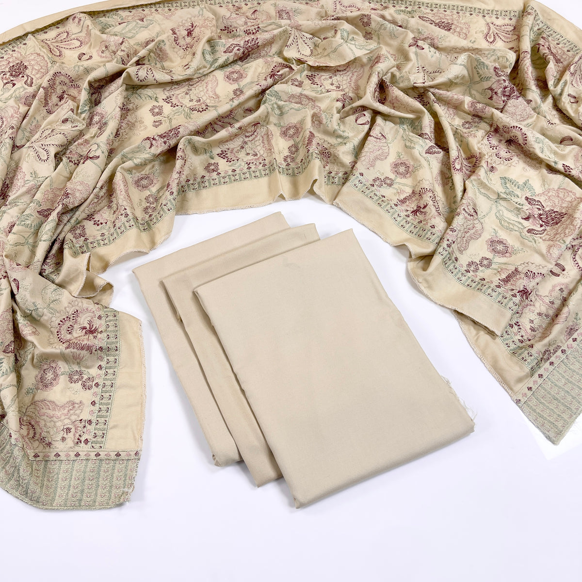 Bareeze Embroidered Dhanak 3PC