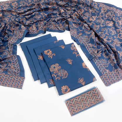 Bareeze Embroidered Dhanak 3PC