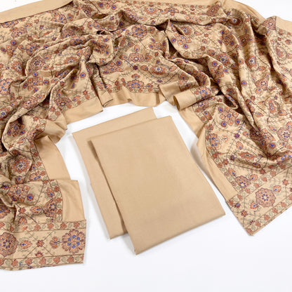 Bareeze Embroidered Dhanak 3PC