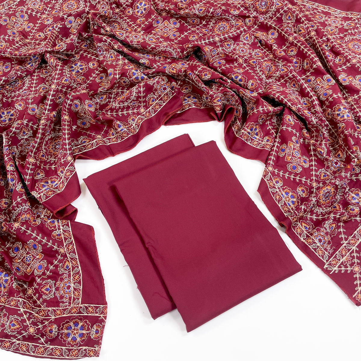 Bareeze Embroidered Dhanak 3PC