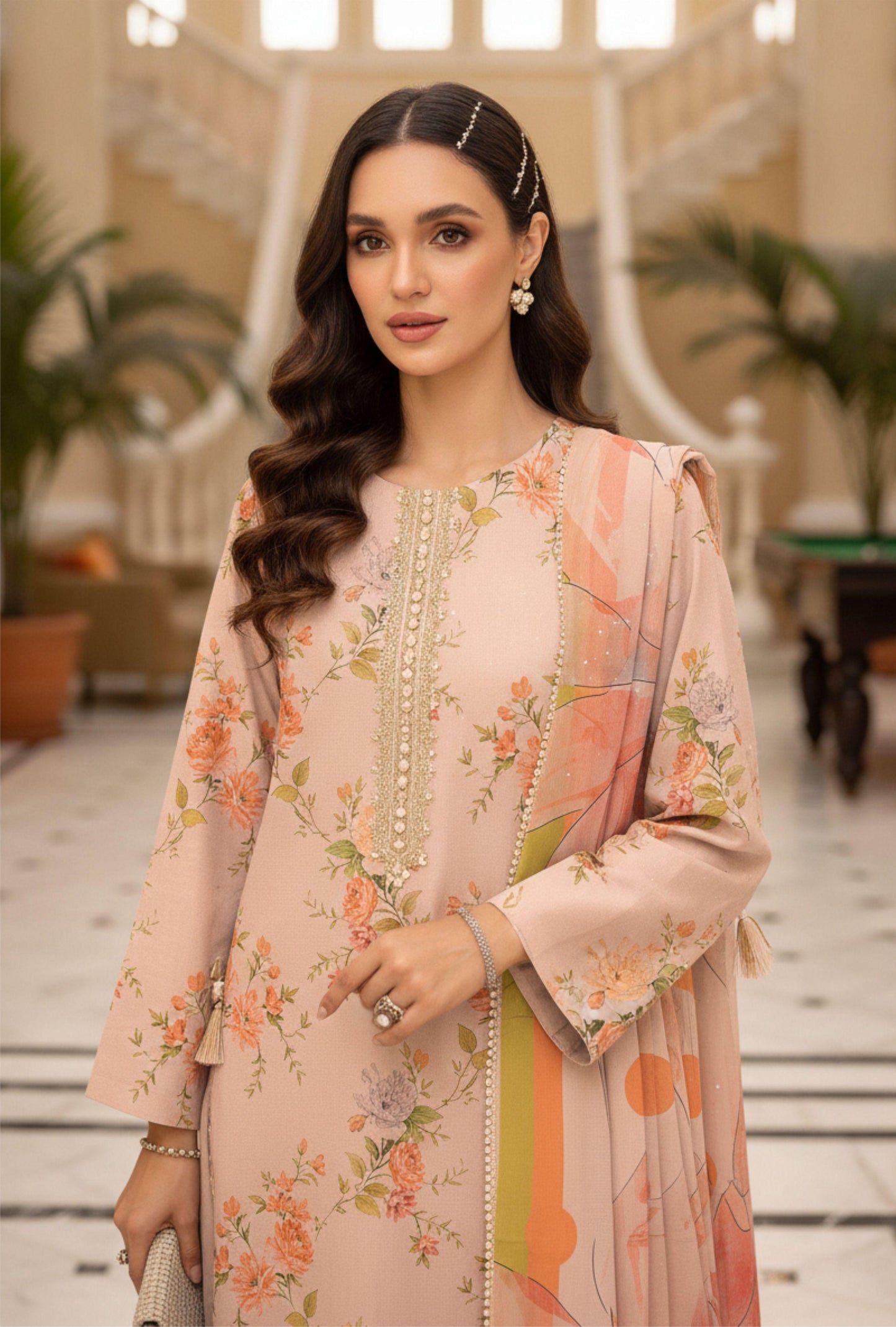 Afreen By Lala Airjet Printed Lawn 3PC