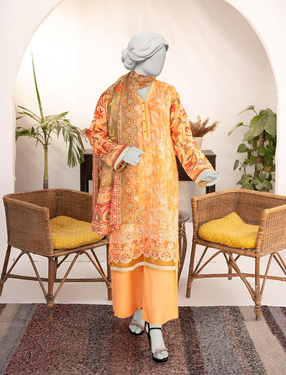 Seher By Almeerah Luxury Printed Embroidered Lawn 3PC