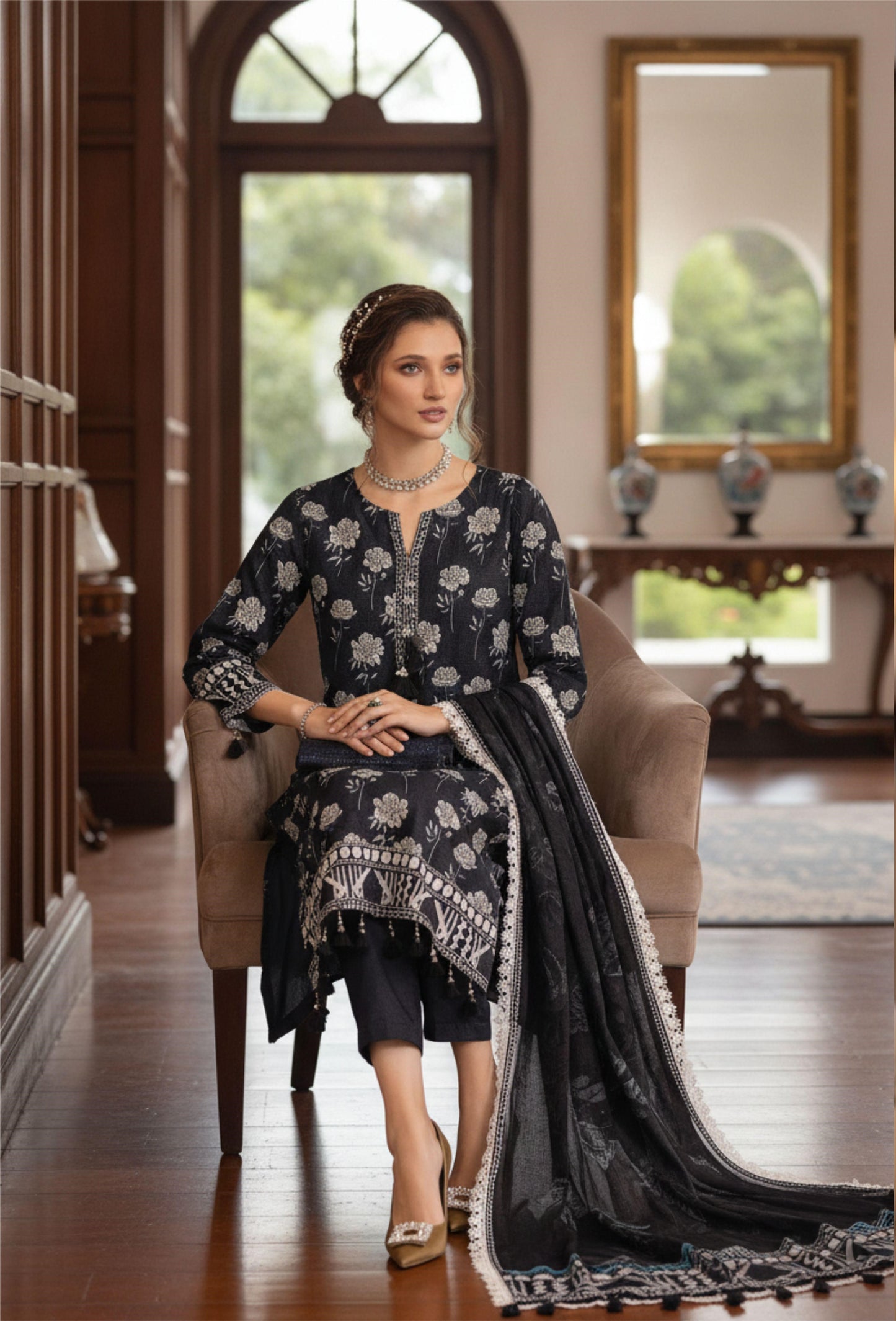 Afreen By Lala Airjet Printed Lawn 3PC