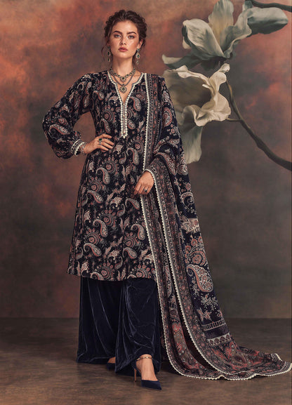 Victoria By Omre Vol-208 Luxury Embroidered Velvet'26