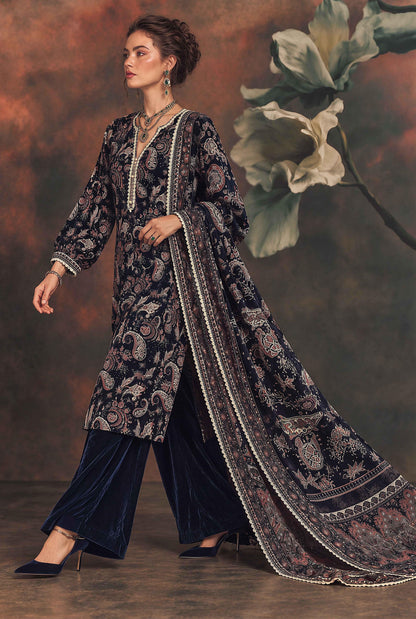 Victoria By Omre Vol-208 Luxury Embroidered Velvet'26