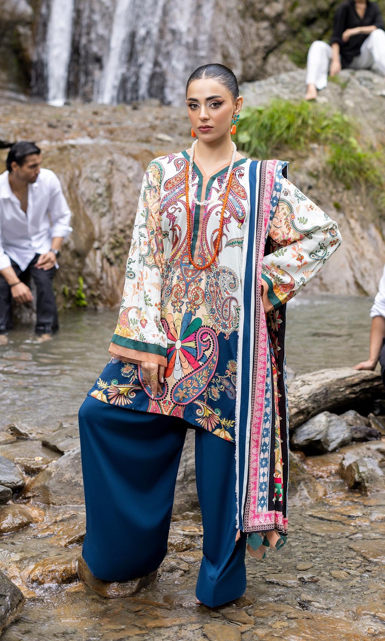 Rang-E-Gul By Paltar Printed Viscose 3PC