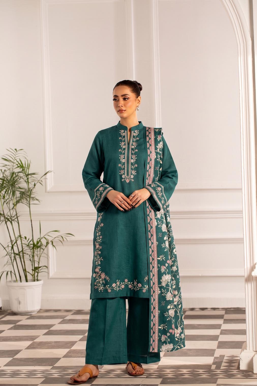 Mushq By Shanaya Digital Printed Linen 3PC