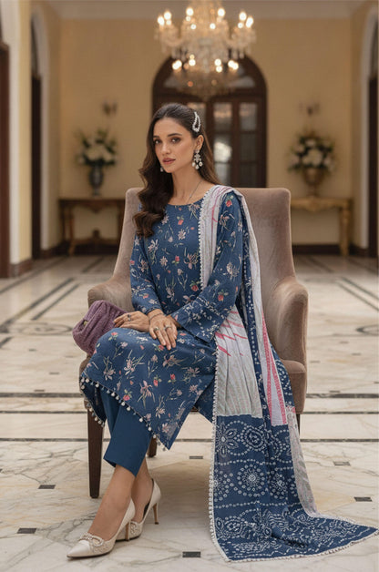 Afreen By Lala Airjet Printed Lawn 3PC