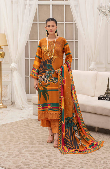 Fabiha By Feroza Digital Printed Linen 3PC