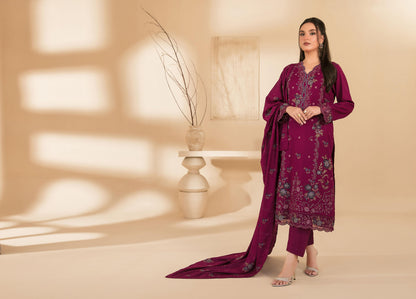 Monae By Tawakkal Luxury Embroidered Dhanak Volume 3PC