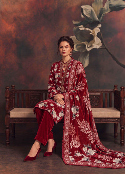 Victoria By Omre Luxury Embroidered Velvet'26