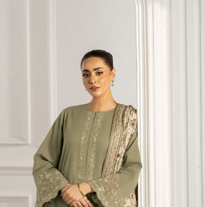 Mushq By Shanaya Digital Printed Linen 3PC