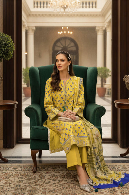 Afreen By Lala Airjet Printed Lawn 3PC