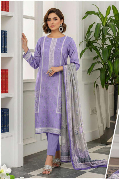Zara Ali Printed Dobby 3PC