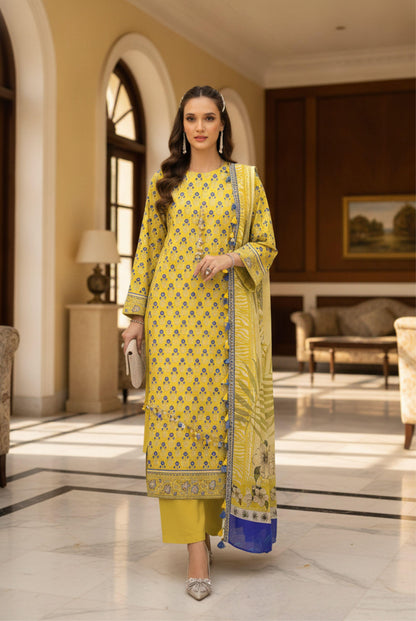 Afreen By Lala Airjet Printed Lawn 3PC