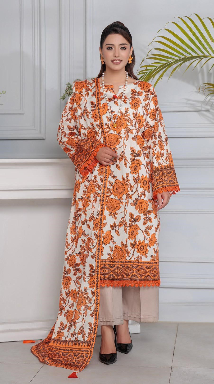 Rang Preet Digital Printed Lawn 3PC