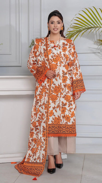 Rang Preet Digital Printed Lawn 3PC