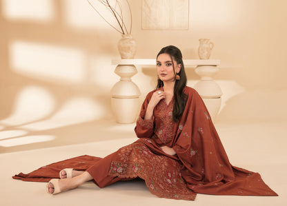 Monae By Tawakkal Luxury Embroidered Dhanak Volume 3PC