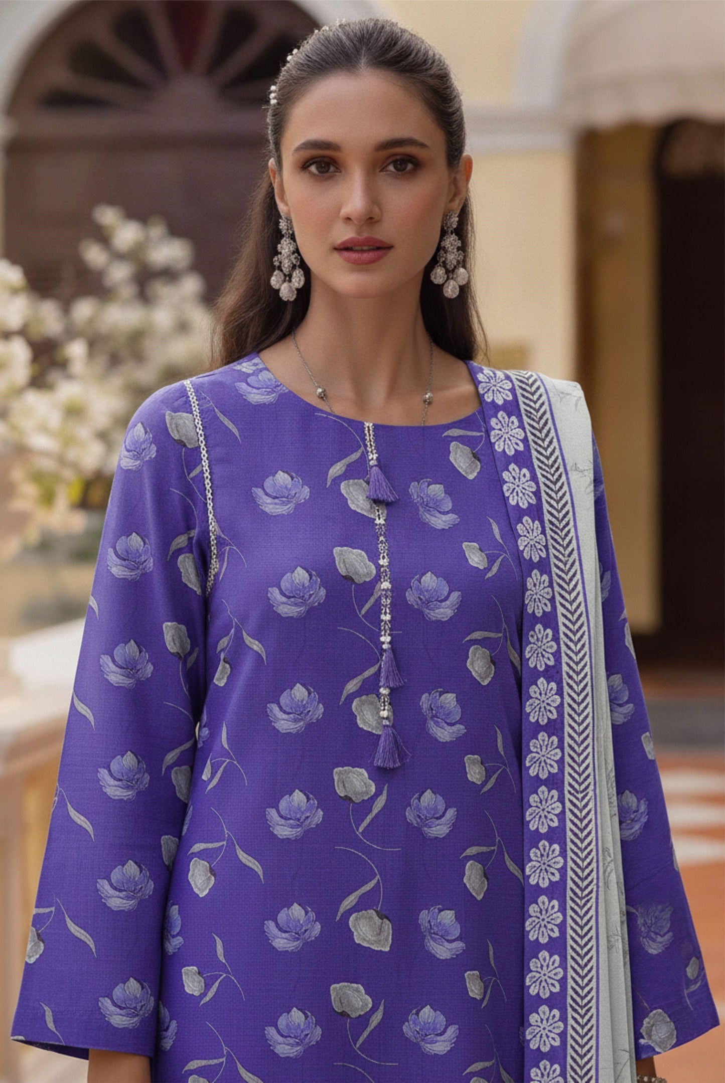 Afreen By Lala Airjet Printed Lawn 3PC