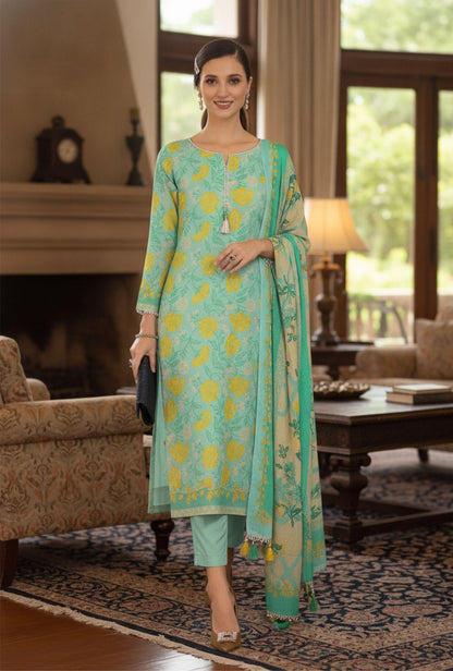 Afreen By Lala Airjet Printed Lawn 3PC