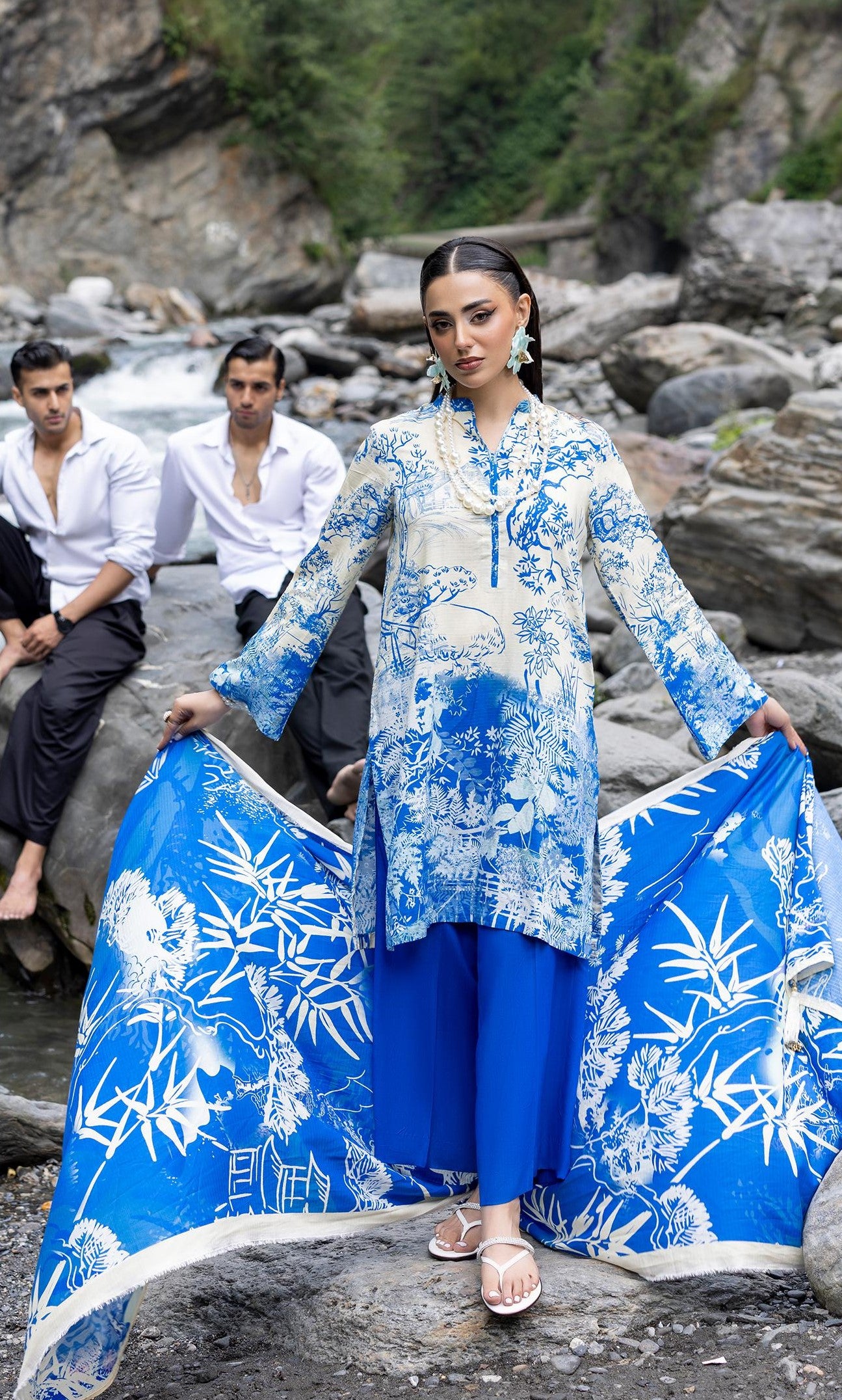 Rang-E-Gul By Paltar Printed Viscose 3PC