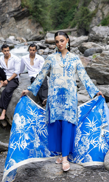 Rang-E-Gul By Paltar Printed Viscose 3PC