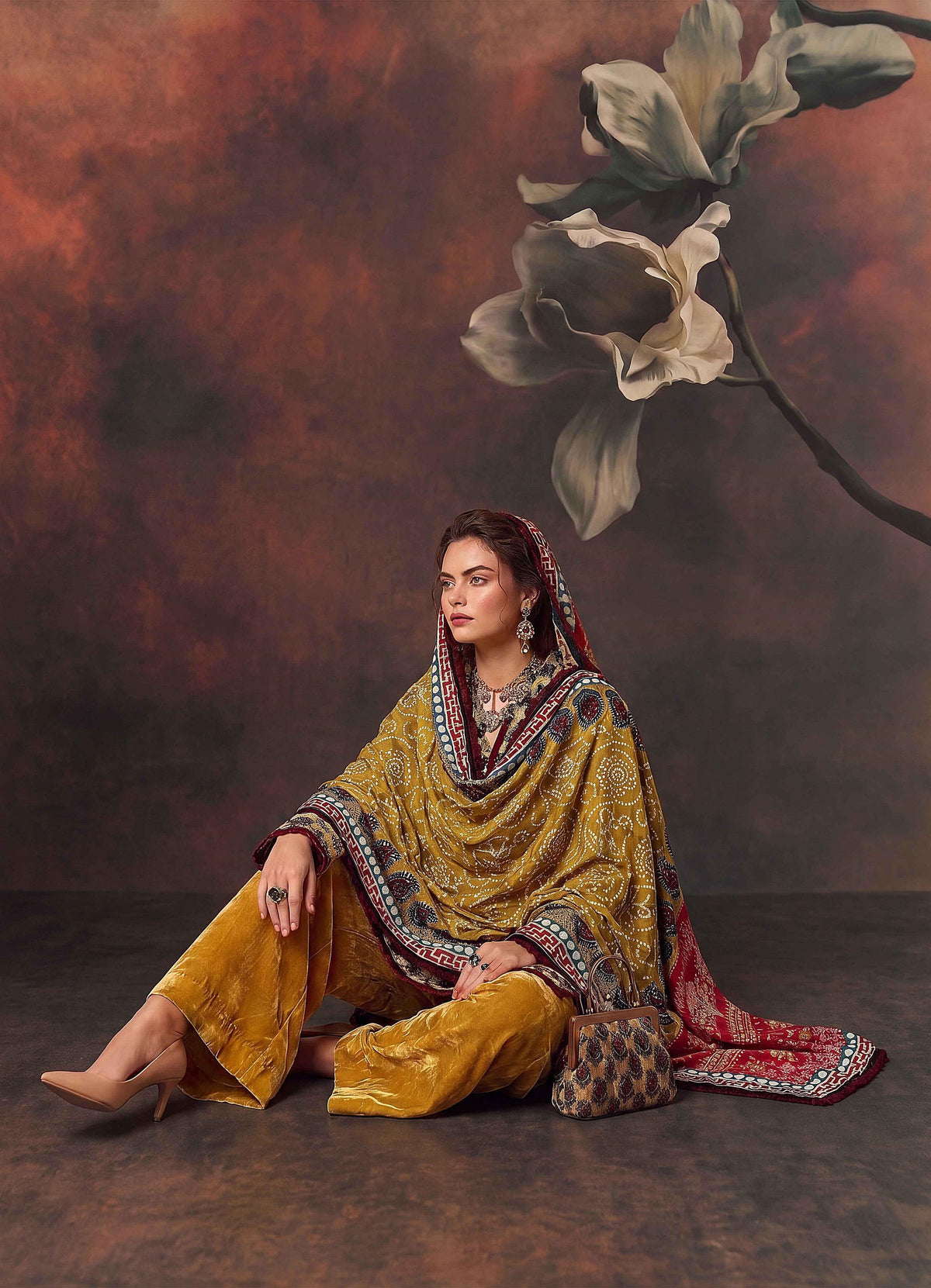 Victoria By Omre Luxury Embroidered Velvet'26