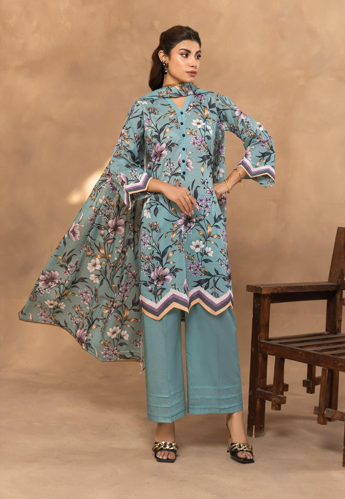 Rang Preet Digital Printed Lawn 3PC