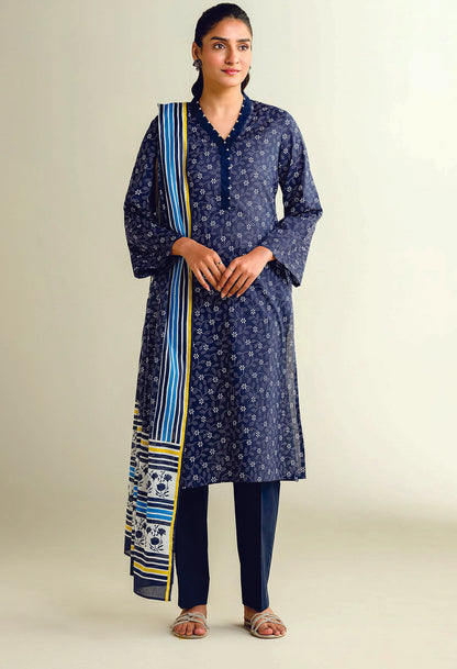 Kayseria Digital Printed Cambric Cotton 3PC