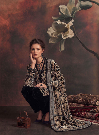Victoria By Omre Luxury Embroidered Velvet'26