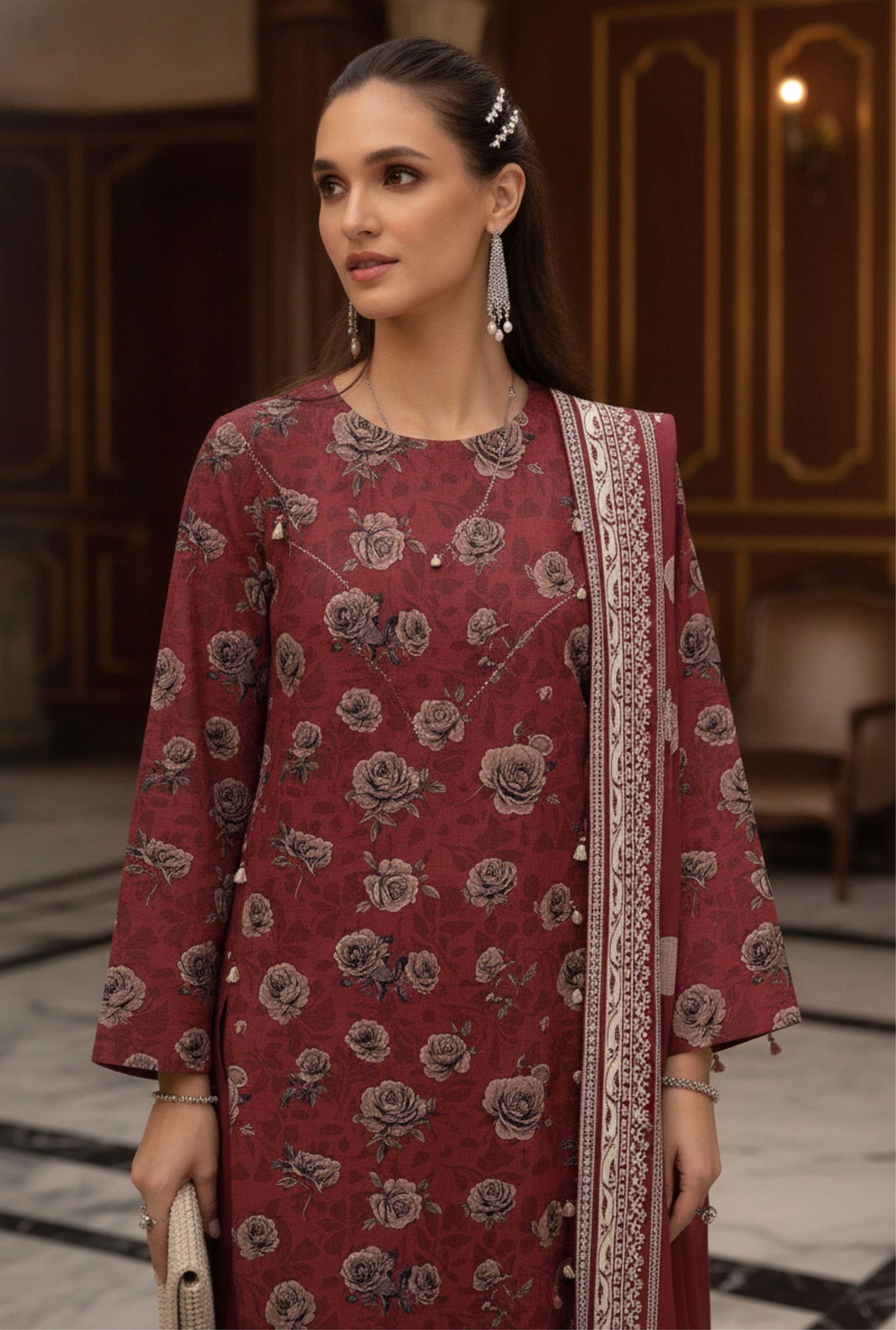 Afreen By Lala Airjet Printed Lawn 3PC