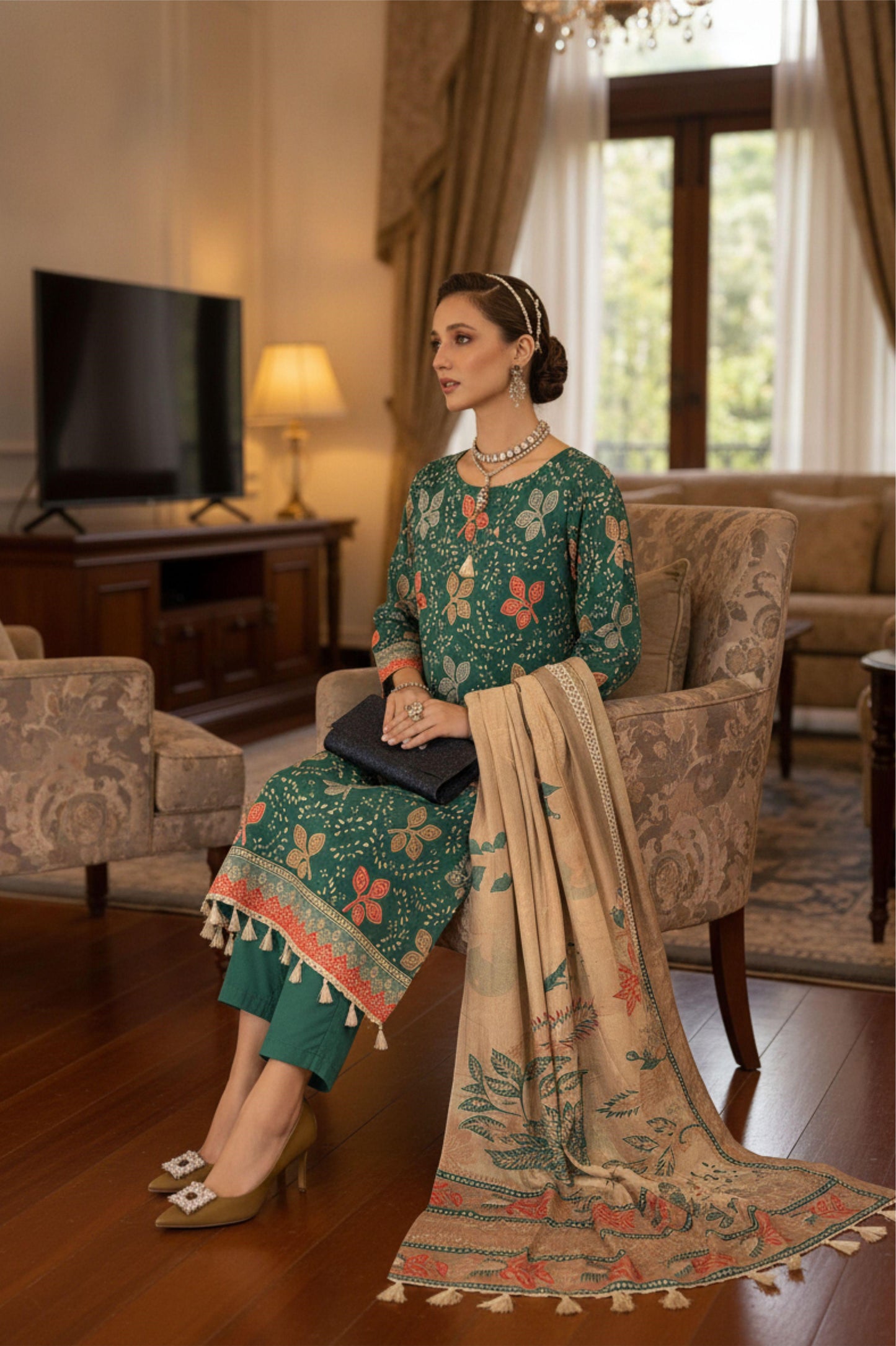 Afreen By Lala Airjet Printed Lawn 3PC