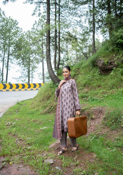 Zesh Airjet Printed Khaddar 3PC