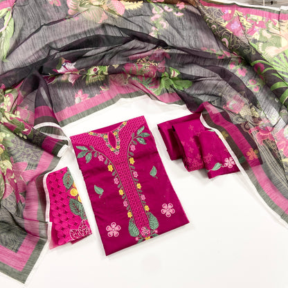 Jazmin Luxury Embroidered Lawn 3PC