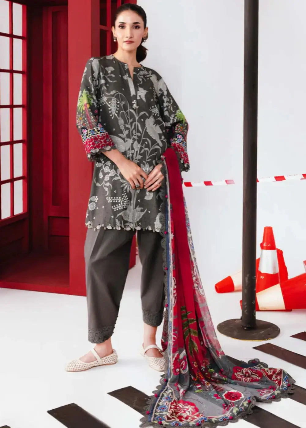 M Basics By Maria B Digital Printed Lawn 3PC