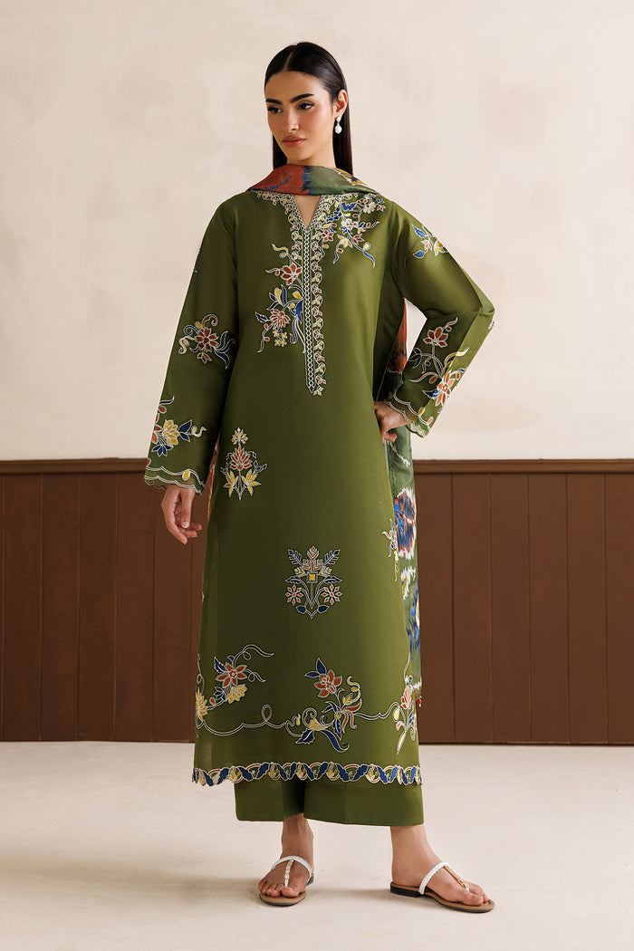 Baroque Emb Dhanak 3PC