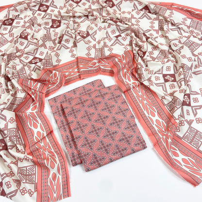 Sapphire Digital Printed Linen 3PC
