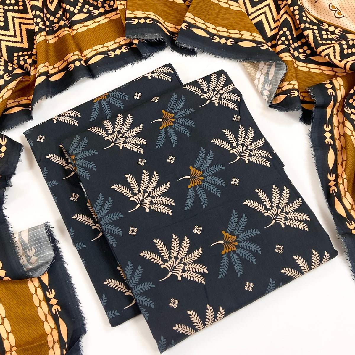 Sapphire Digital Printed Linen 3PC